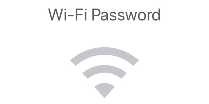 Wi-fi password